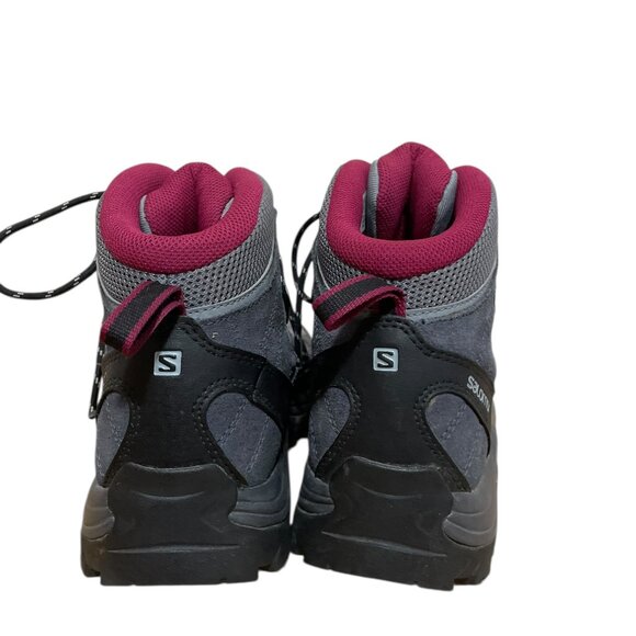 Salomon 373261 LTR GTX Gortex  Trail Hiking Gray Pink Boots Women's sz 8.5 - Picture 5 of 7